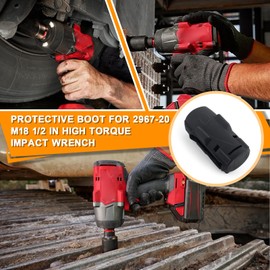 49-16-2967 Protective Boot for M18 Fuel 1/2 in High Torque Impact Wrench 2967-20 Protective Boot Compatible with Milwaukee M18 2967-20 2967-21B 2967-21F 2967-22 Protective Boot