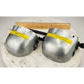Elwood Safety Pair Ellwood Safety Sankey 700 4.5" Wide Carbon Steel Toe Guards Universal Size