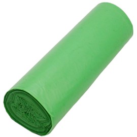 SKIR'CO (50 Stück) Müllsäcke 60 Liter, grün Müllsäcke 60 x 72 cm, Müllbeutel, Müllbeutel grün