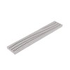 NDS 253GY Spee-D Channel Drain Grate 4-1/8 inch Wide X