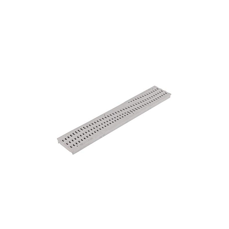 NDS 253GY Spee-D Channel Drain Grate 4-1/8 inch Wide X