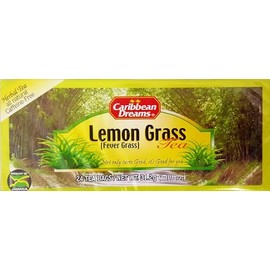 Caribbean Dreams Lemon (Fever) Grass Tea, 24 tea bags