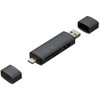 Nakabayashi Z8785 Digio2 USB2.0 Type-C & A Aluminum SD Card