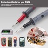 WGGE WG-011 Soft Silicone Test Lead and Safety Alligator Clips,Multimeter