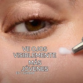 RoC Multi Correxion Crema antienvejecimiento para debajo de los ojos con ácido hialurónico para hinchazón y ojeras (.5 oz) + cápsulas de retinol RoC (