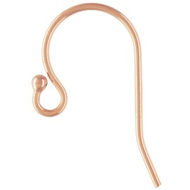 20 Qty. Rose 14K Gold Filled Ball End Earwires by JensFindings