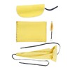 4Pcs Sax Mouthpiece Brush Kit Lightweight Portable Reliable Wiping Cloth