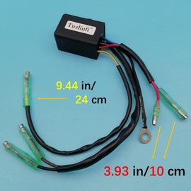 Tuzliufi Caja CDI Compatible con Mercury Tohatsu Outboard M9.9 9.9 HP M15 15 HP M18 18 HP 3G2-06060-0 3G2-06060-2 3G206-0602M 2 tiempos 1998-2000 2001 2002 2003 803706A3 8M0047313 8M0071855 Z230