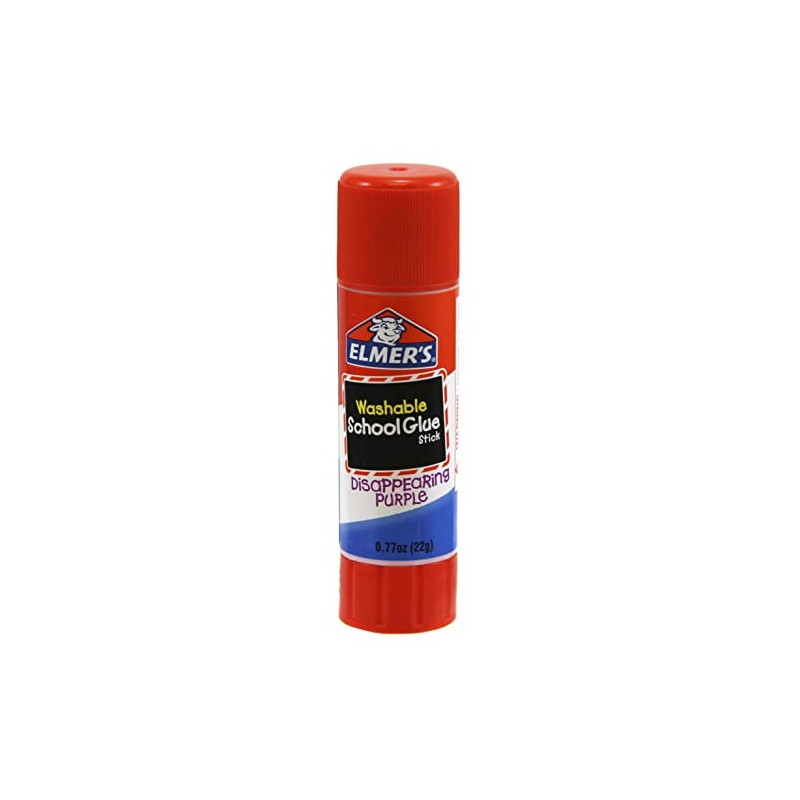 Elmer's Disappearing Purple School Glue Stick, 0.77 oz, Single Stick