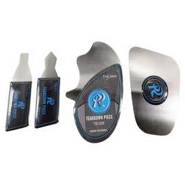 4 Pieces Screen Prying Opening Tool Kit, 0.1mm Thin Flexible Metal Pry Card for Smart Phone Tablet Laptop Disassemble Repair Tools