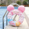 Kids' Character Sequin Inflatable Swimming Ring - Internet Celebrity Style (One Size/Large) Ear Rabbit Sequin Handle + 60 10ea