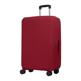 PATIKIL Luggage Cover, Suitcases Covers Elastic Carry on Protector Washable Scratch-Resistant Fits 22-24 Inch Luggage for Travel Business Trips, Dark Red
