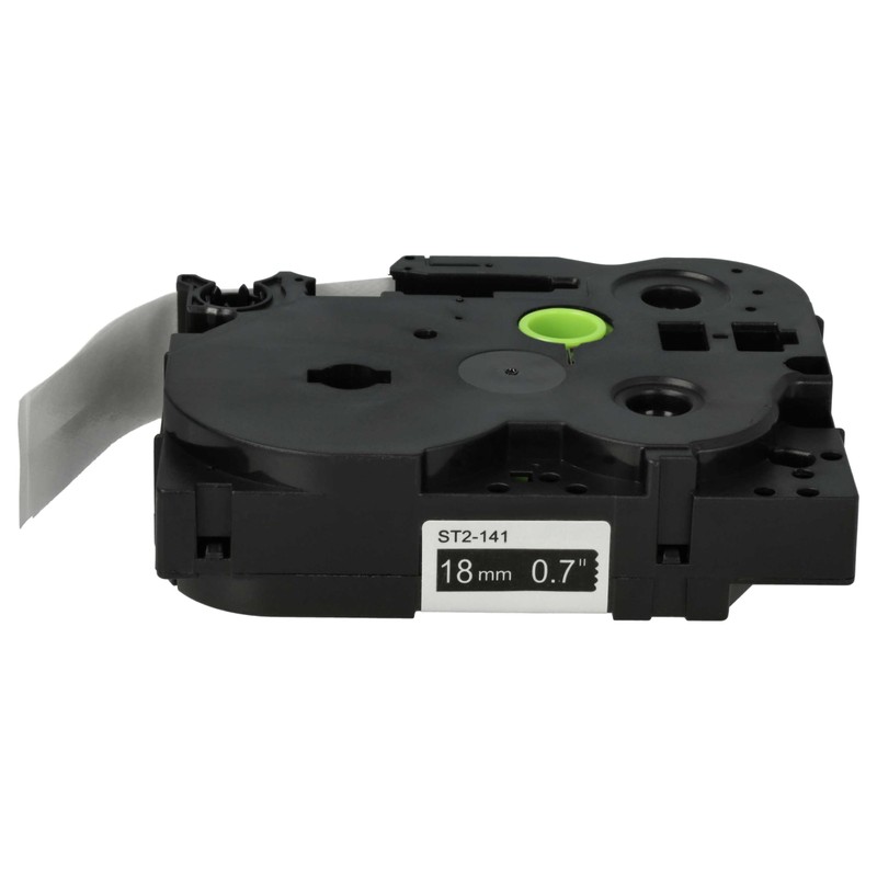 vhbw Stencil Tape White on Transparent for Label Devices Brother