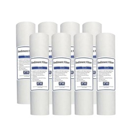 IPW Industries Inc. Compatible Replacement GXWH04F Polypropylene Sediment Filter - Universal 10" 5 Micron Cartridge for GE Household Pre-filtration System