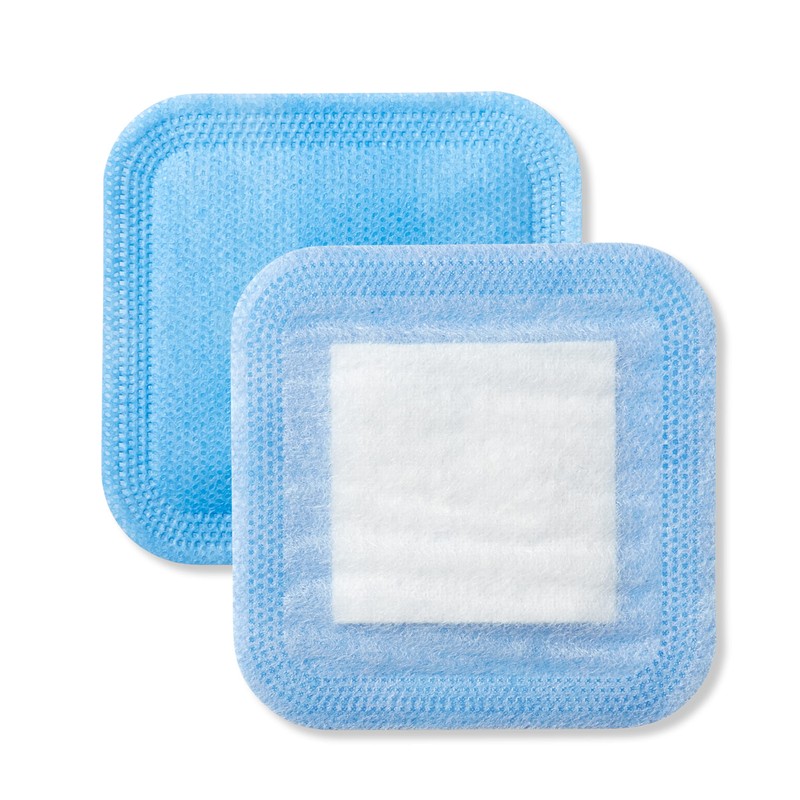 Curad Super Absorbent Wound Pad, Medium, 4" x 4", 10