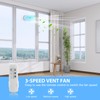 Neulriscn Bathroom Extractor Fan, 100mm Silent Extractor Fan with Remote