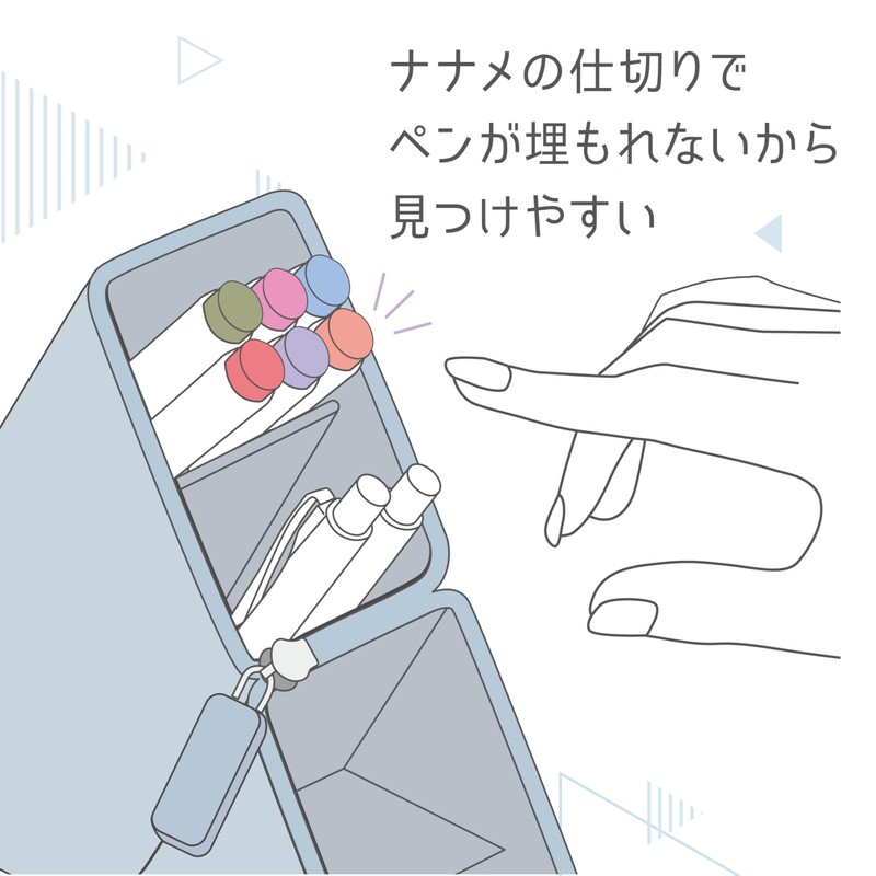 Sonic Pen Case, Cakusta, Blue