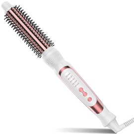 DENVEK - Cepillo redondo térmico, rizador de pelo iónico de cerámica y turmalina, caliente para cepillo térmico esponjoso, adecuado para...