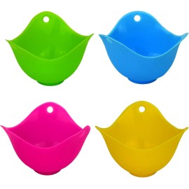 BGYOLP Egg Poacher Nonstick Silicone Egg Poaching