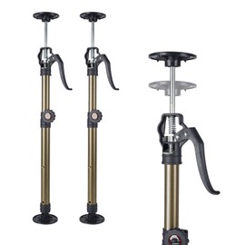 MANQO Cabinet Jack for Installing Cabinet，Adjustable Support Pole，3rd Hand Support System，Extend from 19.29 inch to 43.30 inch,Supports up to 156lbs for Drywall 2Pcs Set (Patent Design)