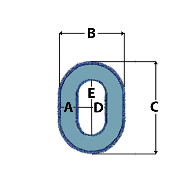 Galvanised Short Link Anchor Chain 8MM