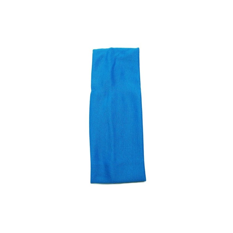 Bling Online 7cm Elasticated Fabric Headband. (Bright Blue)