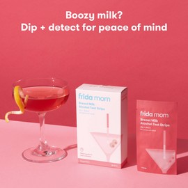 Frida Mom Frida Mom Alcohol Test Strips for Breastmilk, Detects Alcohol in 2 Mintues for Peace of Mind, 15ct