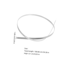 iplusmile 1 Roll Multi Function Stainless Steel Strip Roll Thick Wide Long Versatile Metal Roll for Craft Making Construction Manufacturing High Corrosion Wear Resistance