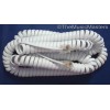 Vital Wave Technology White 25' ft Telephone Handset Receiver 4P4C