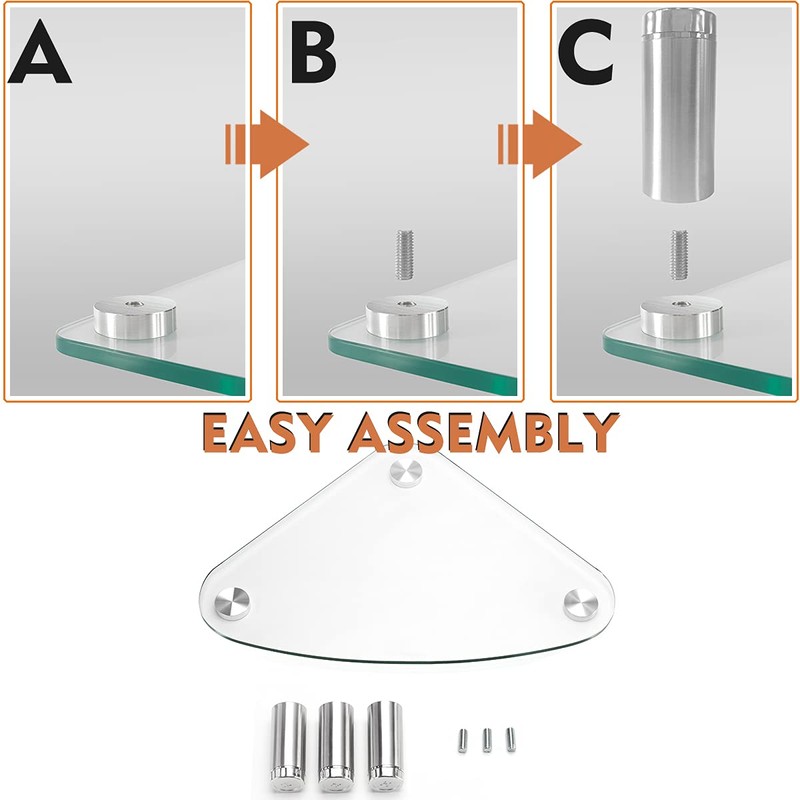 Hemudu 2 Pack Computer Monitor Riser | Triangle Desktop Universal