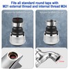 VIPMOON Kitchen Faucet Aerators, 2 Pack 360 Swivel Kitchen Sink