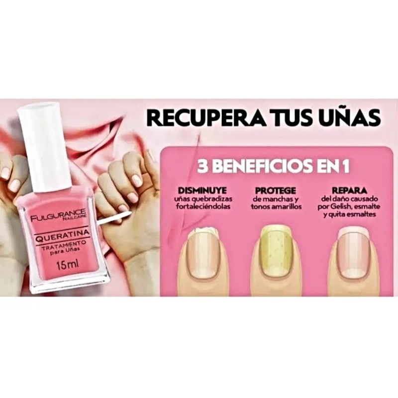 Fuller Tratamiento Par Uñas Con Queratina Repara Daño Gelish Fuller