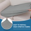 hyha Individual Couch Cushion Covers, Stretch Sofa/Couch Seat Cushion Covers,