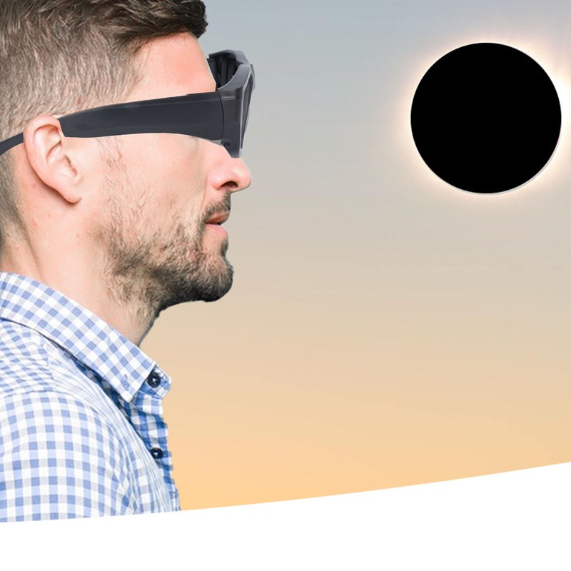 5 Pcs Solar Eclipse Glasses Lightweight Comfortable Portable Sun Viewing
