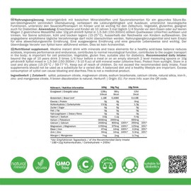 EnergyBalance pH drink - Powder Xylitol Base Drink - Basic Nutrition, Acid-Alkaline Household - Vegan, No Additives - Quality from Switzerland - 330 g