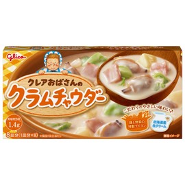 Glico Ezaki Aunt Claire Clam Chowder, 5.9 oz (140 g) x 5 Packs