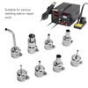 8 Pieces Universal Heat Gun Soldering Station Nozzle, Welding Gun
