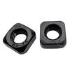 M6 Square Nuts,Black 304 Stainless Steel Square Nuts,Durable Fasteners for