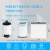 120 Counts 1.6 Gallon Mini Drawstring Trash Bags, Small Garbage