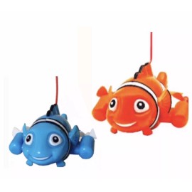 Keiko Mini ClownFish R/C Water Fish Toy Racer Set x2
