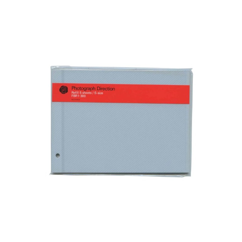 デルフォニックス PDフォトアルバム リフィル 粘着 (L判写真10枚)スカイブルー FBR1-SB