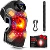 Upgraded PRO Red Light Therapy Knee Brace & 4 Vibration