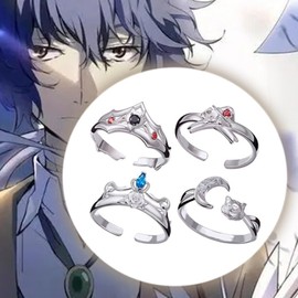 XHBTS Rings and Keychain 50 pcs Stickers Couple Cosplay Nakajima Atsushi Ring Finger Accessories