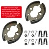 JAVIK Front Brake Shoes Springs Pins Kit for Honda TRX300FW