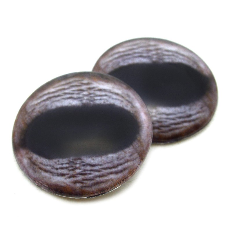 Light Realistic Deer Glass Animal Eyes Beige 6mm - 40mm