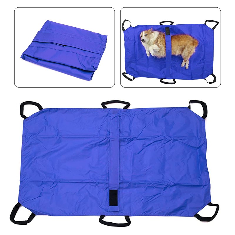Transport Stretcher for Dogs, Pet Folding Stretcher Emergency Animal Carrier