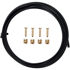 YBEKI Bicycle Brake Hose and Brass Connector Insert Kit, 2500mm Bicycle Hydraulic Disc Brake Hose Kit for Shimano BH59 BH90 Avid Sram Magura