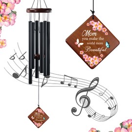 Sympathy Wind Chimes for Loss of Mom,36" Memorial Gifts in Memory of Mother, Moms Wind Chimes,Condolence Bereavement Sympathy Gifts for Loss of Loved One, Outdoor Garden Patio