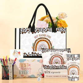 Teacher Appreciation Gift 20oz Teacher Tumbler Gift for Women from Student Thank You Box for Teacher Day/Retirement/Christmas