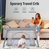 Sporary Travel Crib,Portable Crib for Baby, Pack and Play for